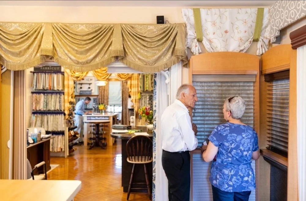 Custom drapery and window treatments